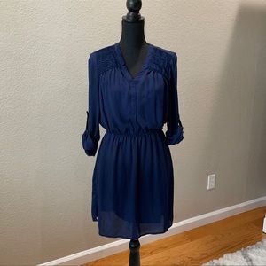 LIKE NEW Navy Blue Mini Dress